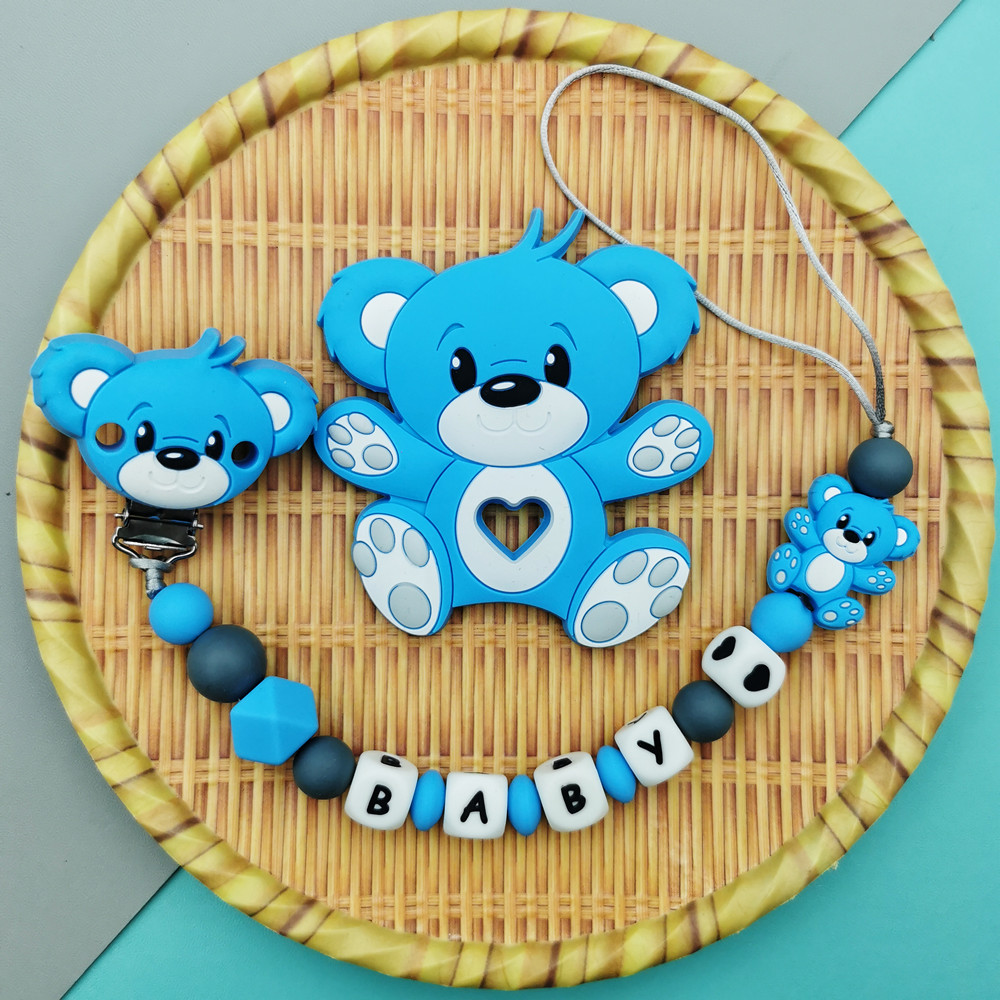 Baby Food Teether - Tùy Chỉnh Tiếng Anh Nga Silicon