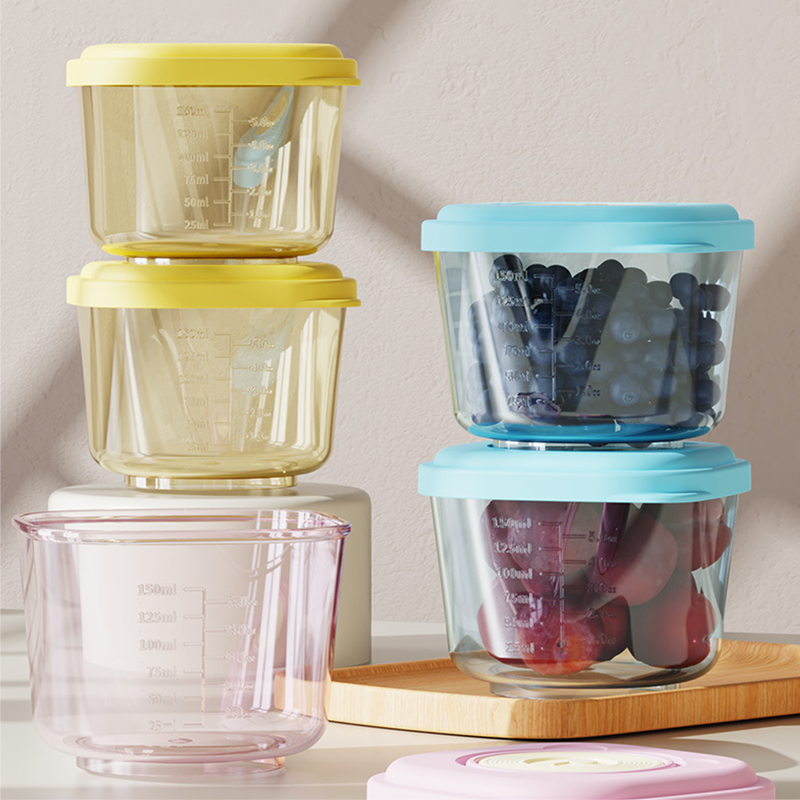 Baby Food Plan - 6 Pcs Baby Food Storage Containers