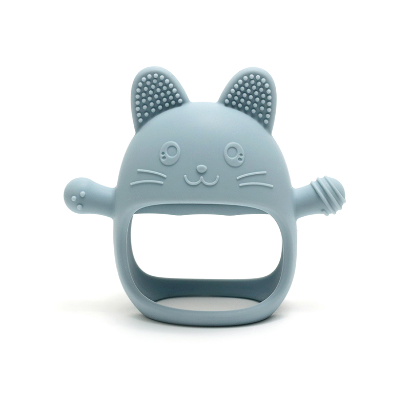 Baby Food Teether - Baby Teething Mittens - Food-Grade Silicone
