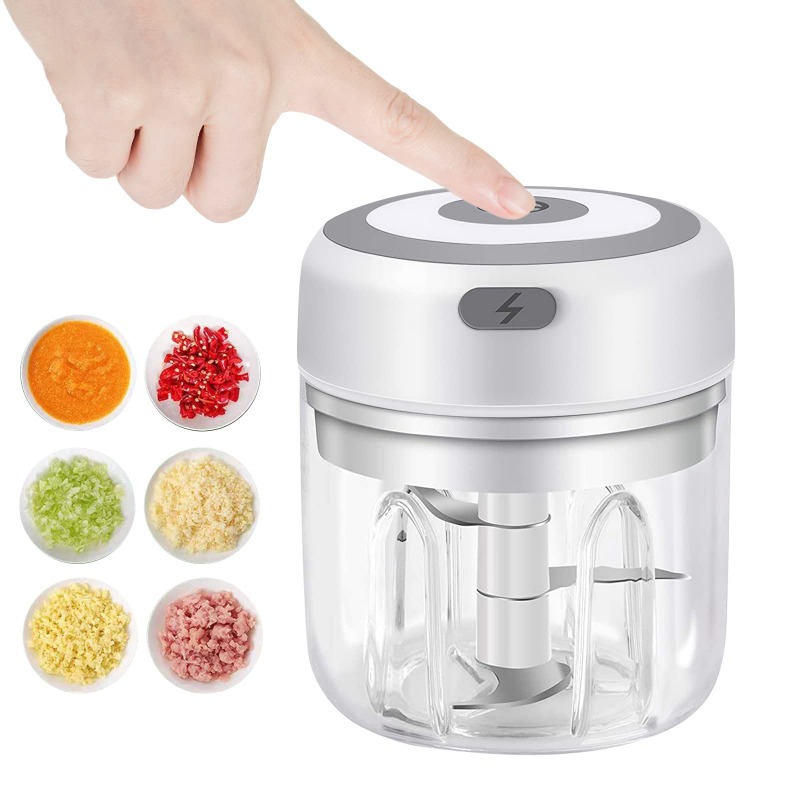 Baby Food Grinder Machine - 250ML Electric Garlic Grinder Household Multifunctional