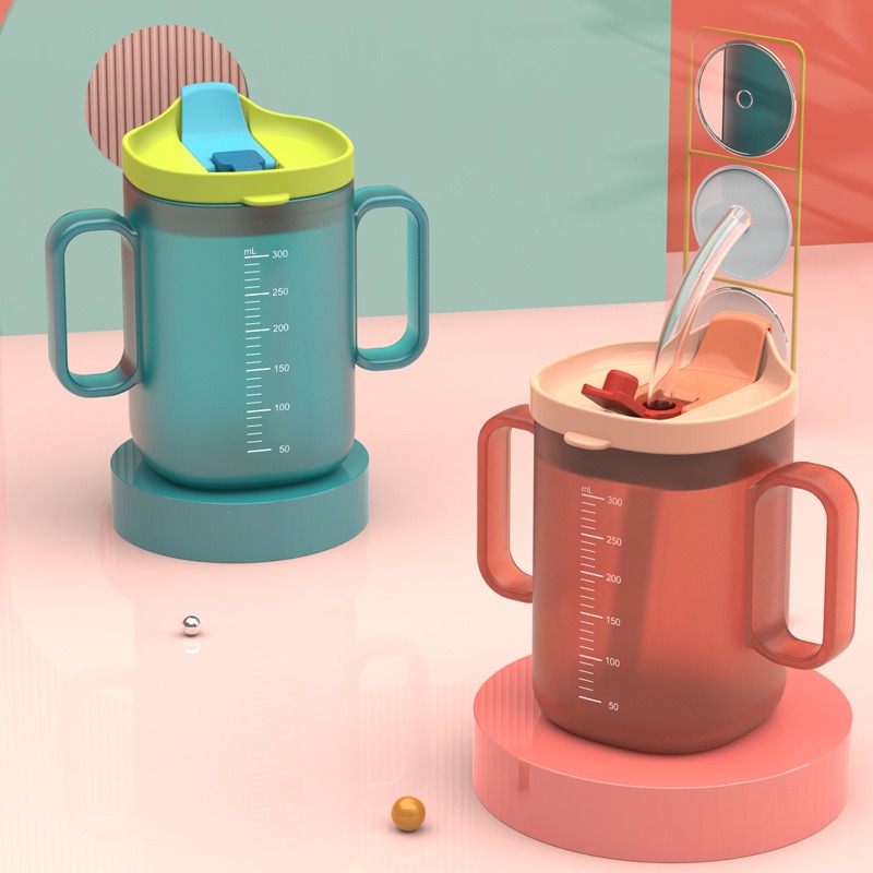 Training Cup Straw - 300ml for Child Water Cup Child