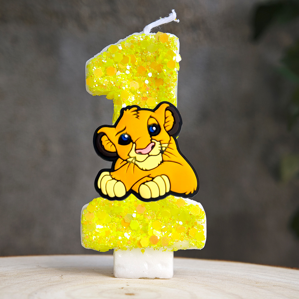 Lion King Simba Candle Number  - đánh giá và giá Baby Food Plan