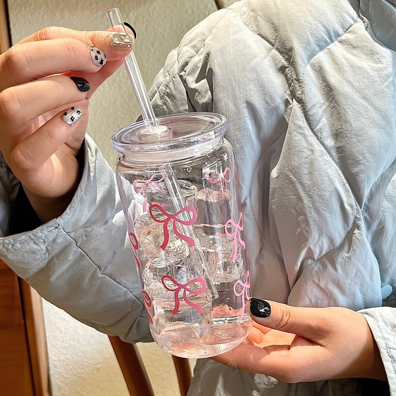 Cute Pink Bow Plastic Cup With - đánh giá và giá Training Cup Straw