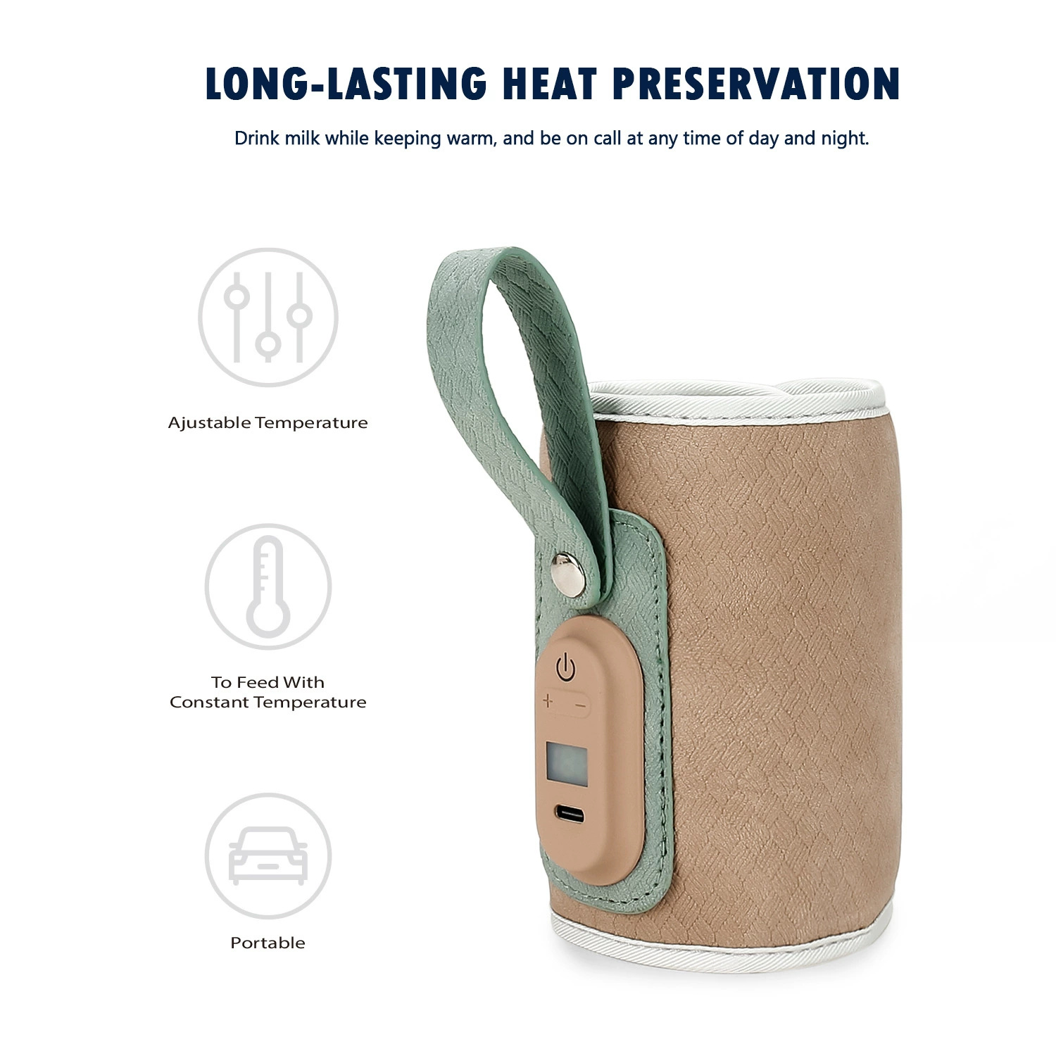 Baby Bottle Warmer Bag USB Pow - đánh giá và giá Baby Food Warmer