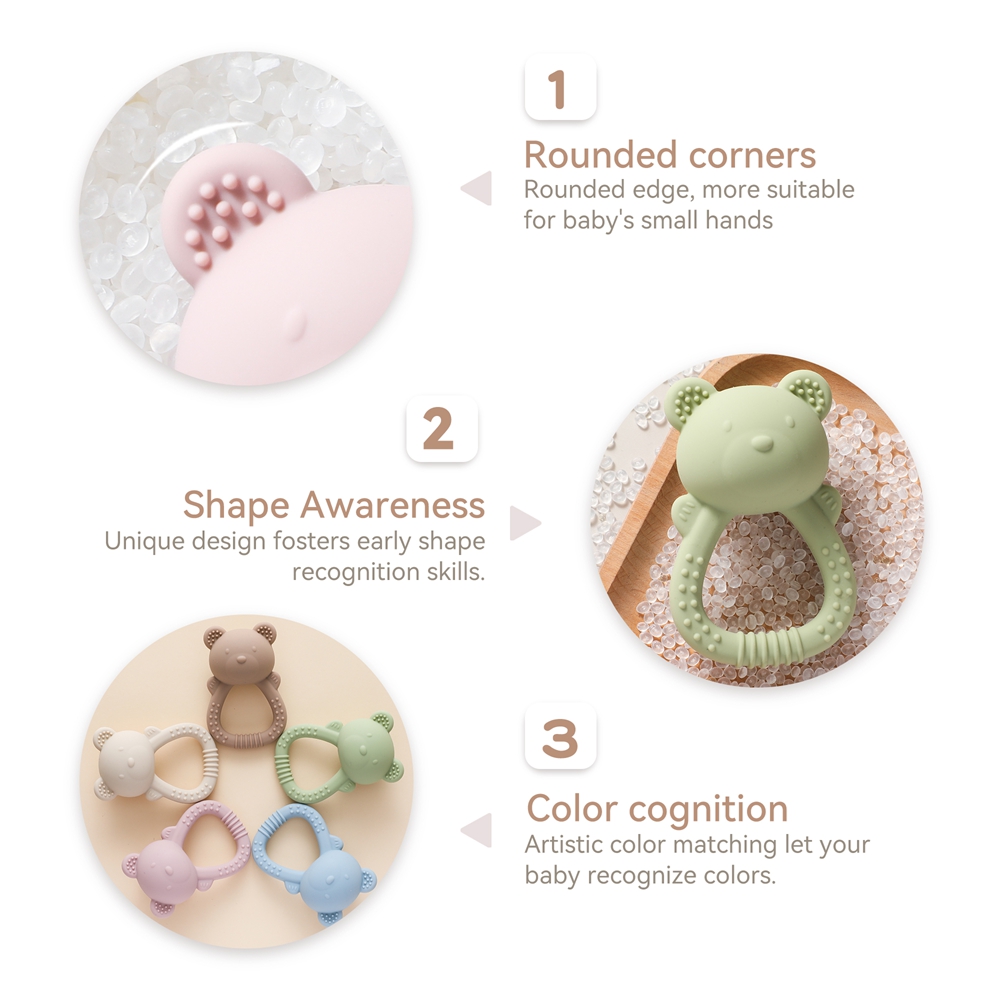 Baby Silicone Teether Bear Han - đánh giá và giá Baby Food Natural