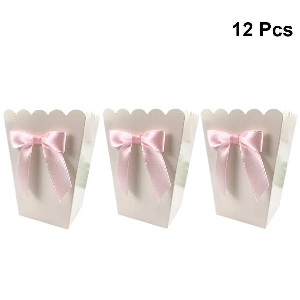 12pcs Pink Bow Popcorn Box Par - đánh giá và giá Baby Food Plan