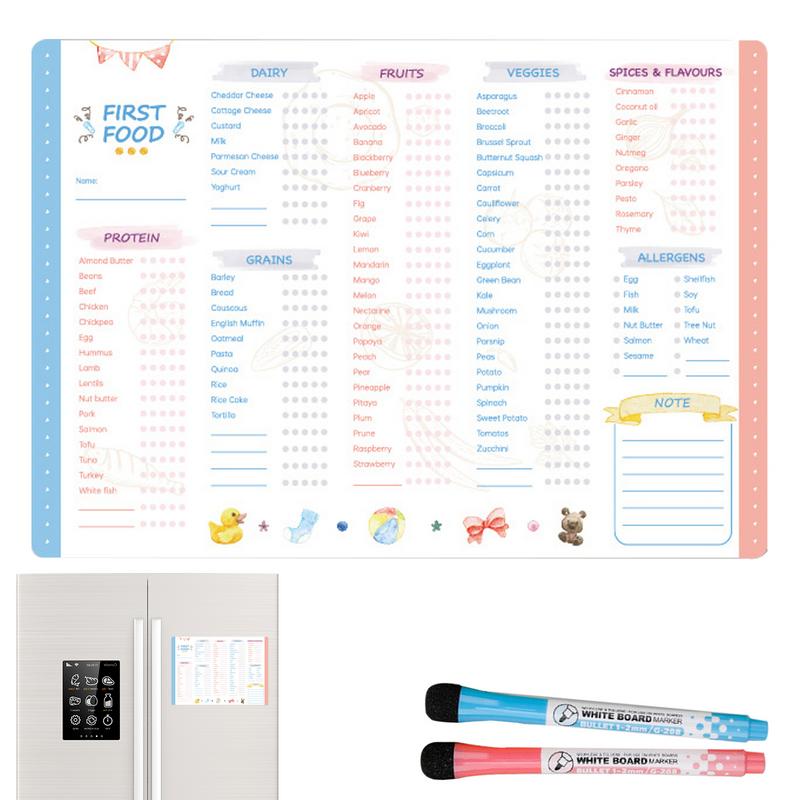 Reusable First Foods Tracker C - đánh giá và giá Baby Food List