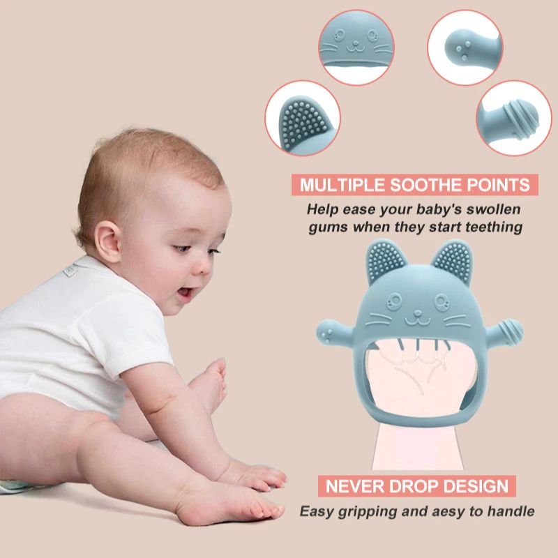 1PC Baby Silicone Teethers Glo - đánh giá và giá Baby Food Teether