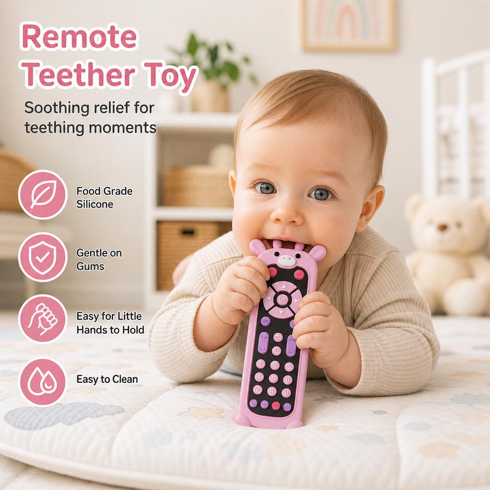 Baby Teether Silicone TV Remot - đánh giá và giá Baby Food Natural