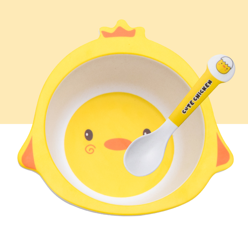 Cute Cartoon Chicken Bamboo Fi - đánh giá và giá Baby Food Hipp