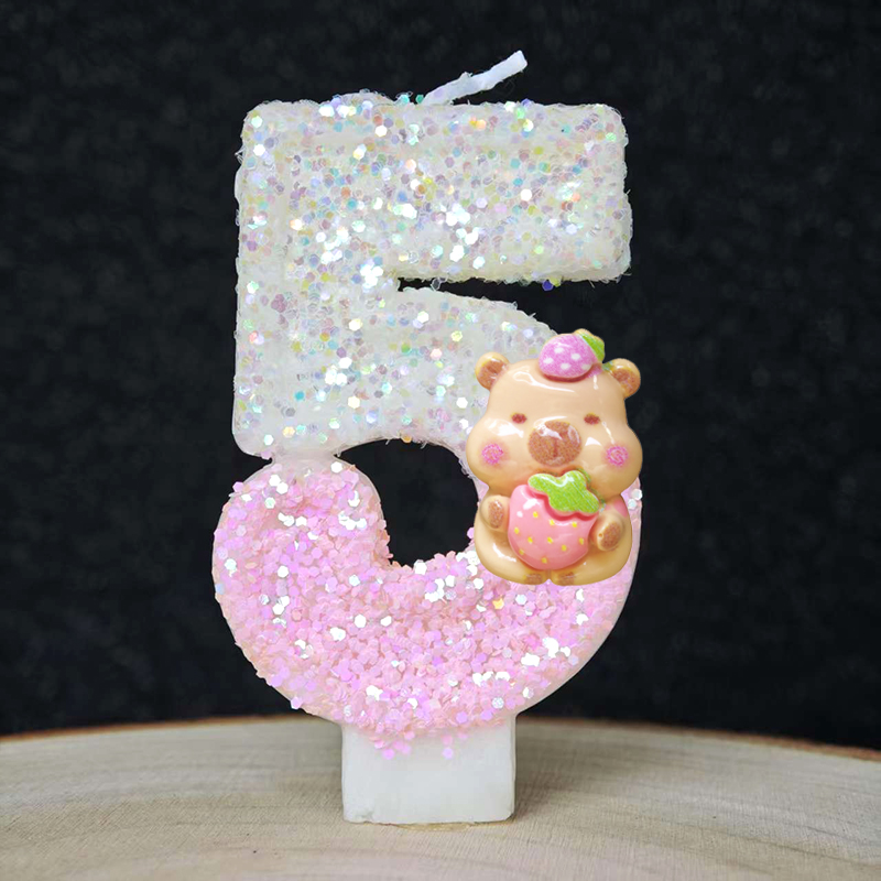 New Capybara Candles Cake Deco - đánh giá và giá Baby Food Plan