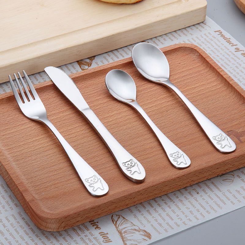 4 Pcs/set Baby Teaspoon Spoon  - đánh giá và giá Baby Food Knife Set