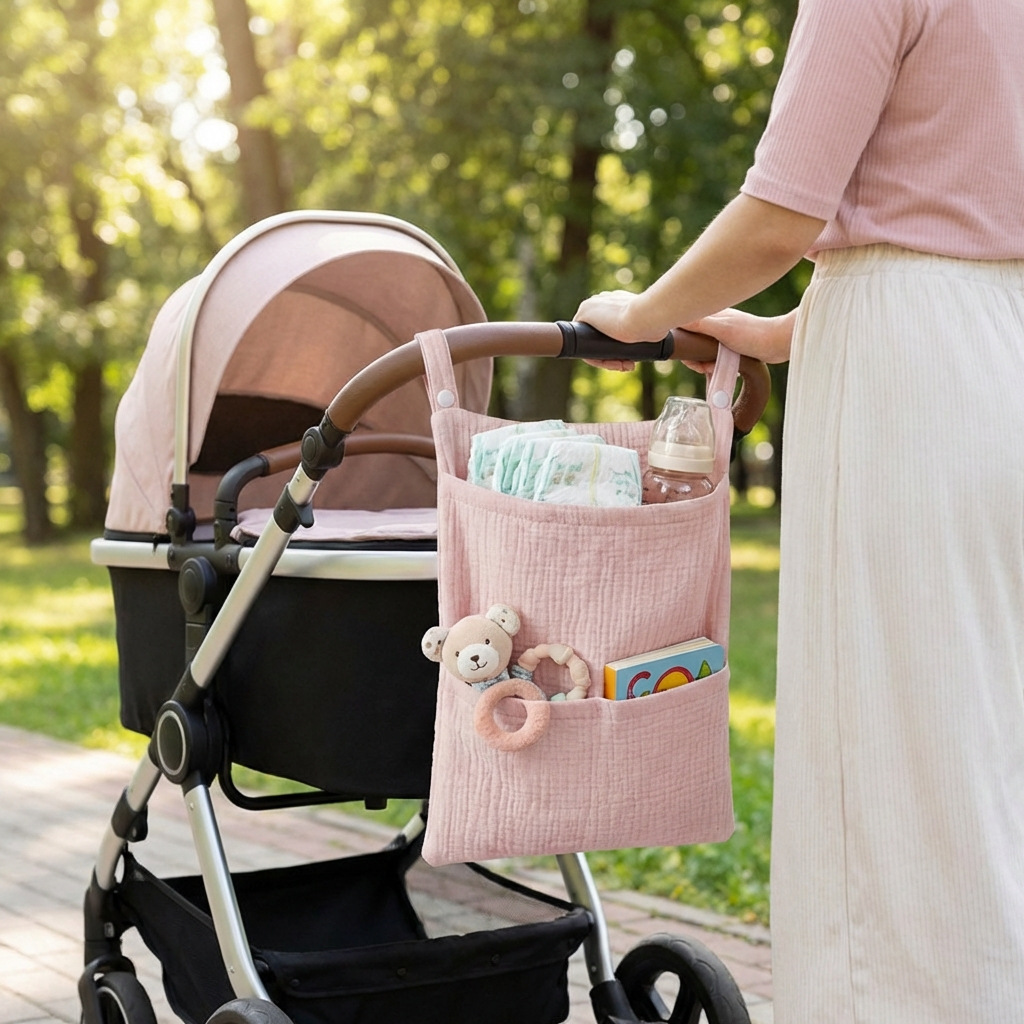 Pure Cotton Baby Crib Hanging  - đánh giá và giá Baby Puree Pouch