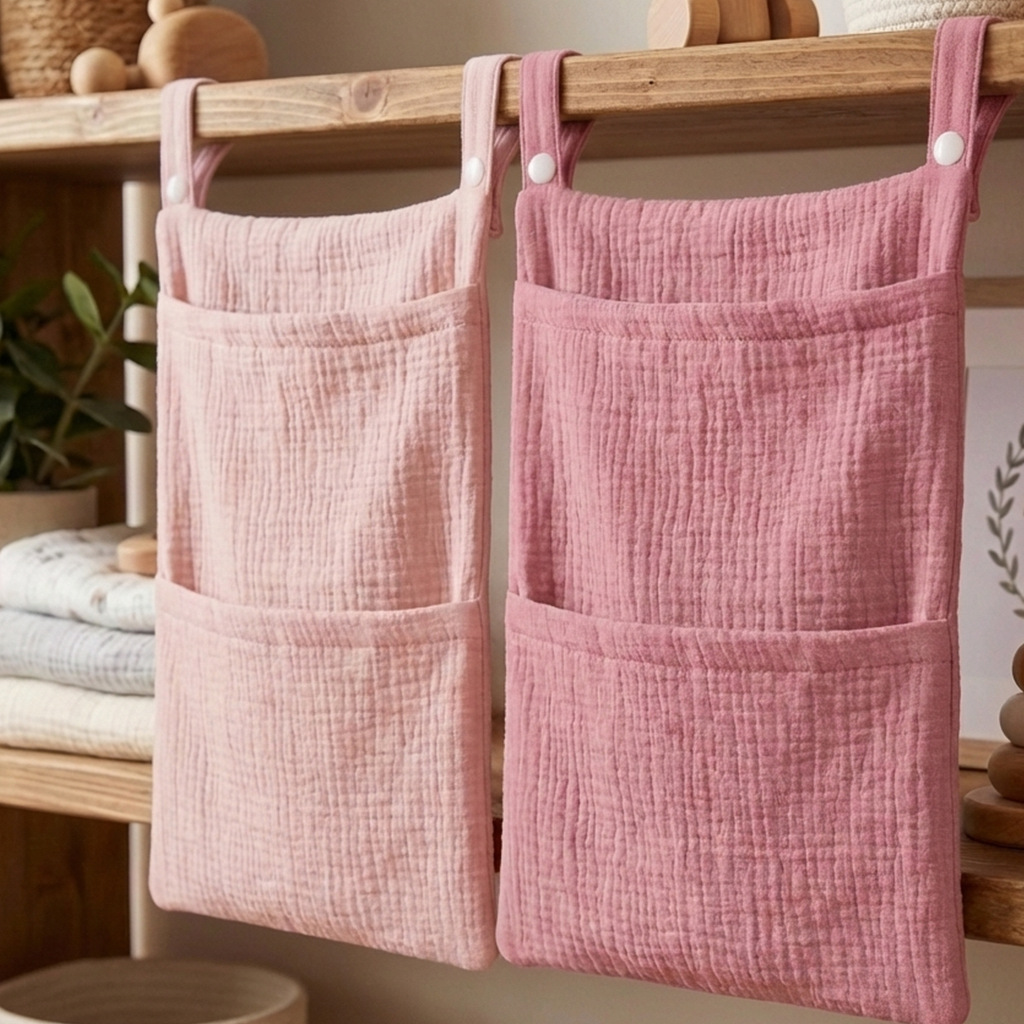Pure Cotton Baby Crib Hanging  - đánh giá và giá Baby Puree Pouch