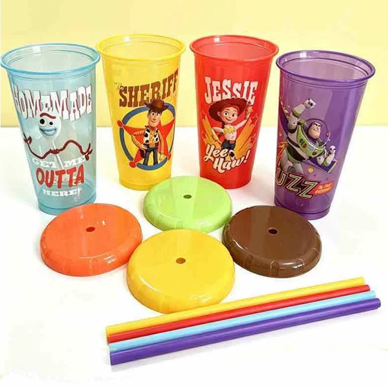 4Pcs Toy Story Straw Cup Carto - đánh giá và giá Training Cup Straw