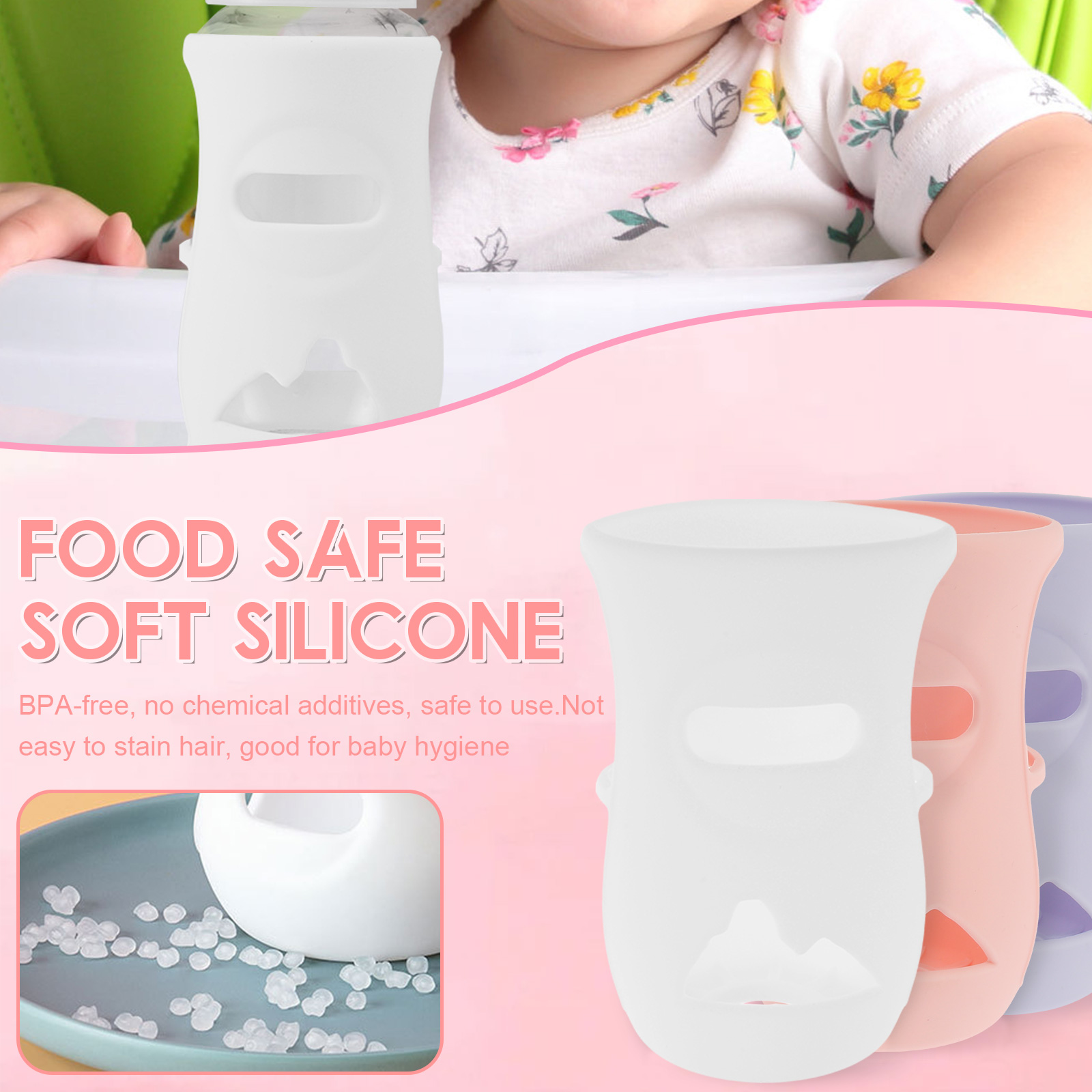 Silicone Sleeves Silicone Baby - đánh giá và giá Baby Food Natural