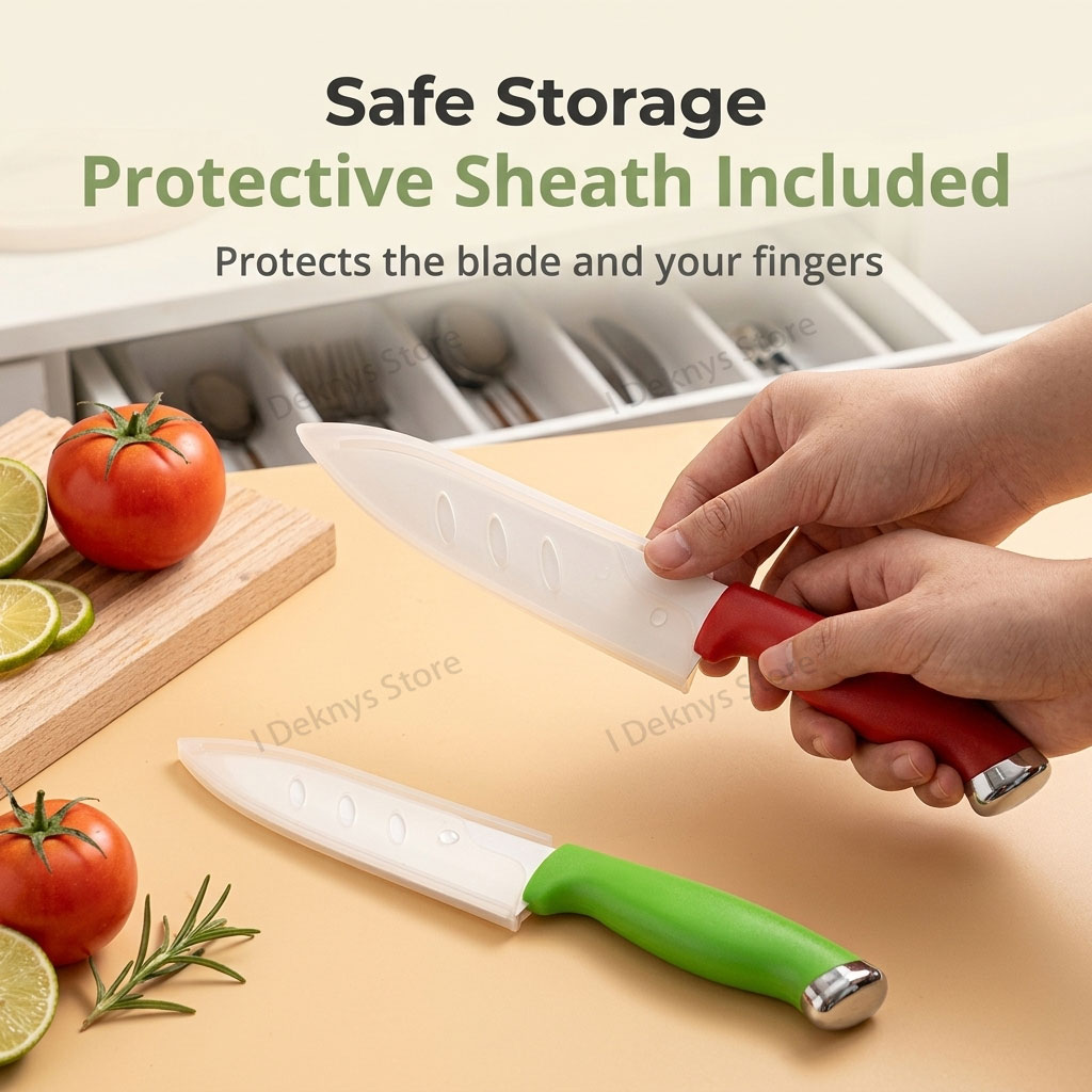 Kitchen Ceramic Knife Set 4' 5 - đánh giá và giá Baby Food Knife Set