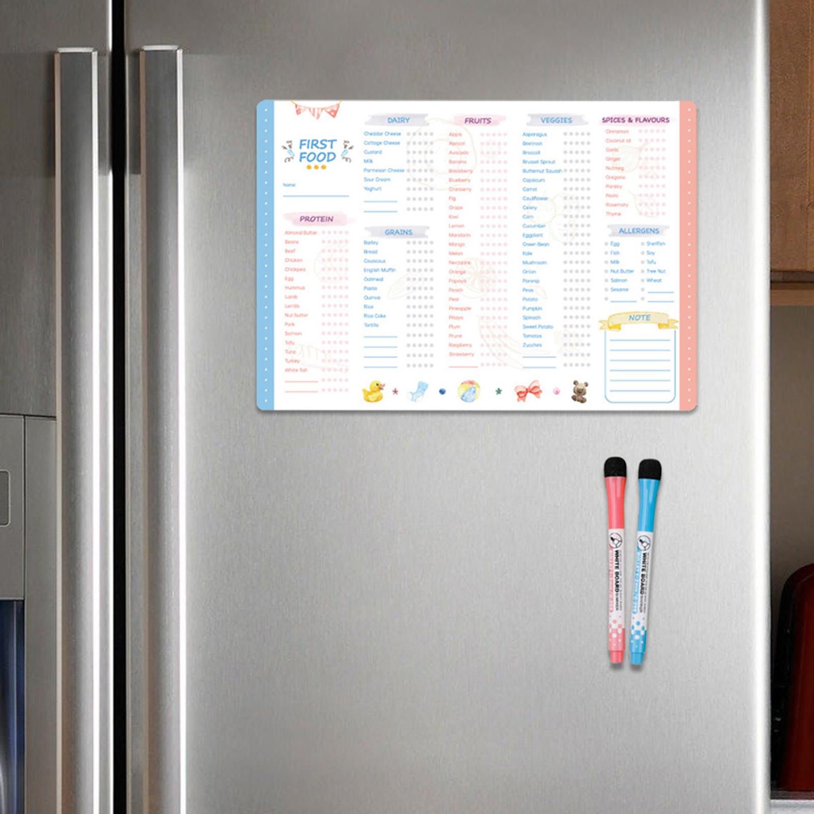 Infant Food Tracking Chart Mag - đánh giá và giá Baby Food List