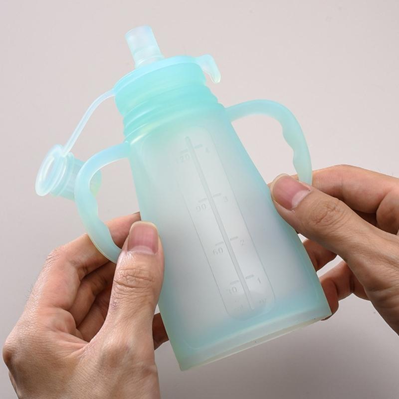 XXFFE mềm silicon vắt túi thực - đánh giá và giá Baby Puree Pouch