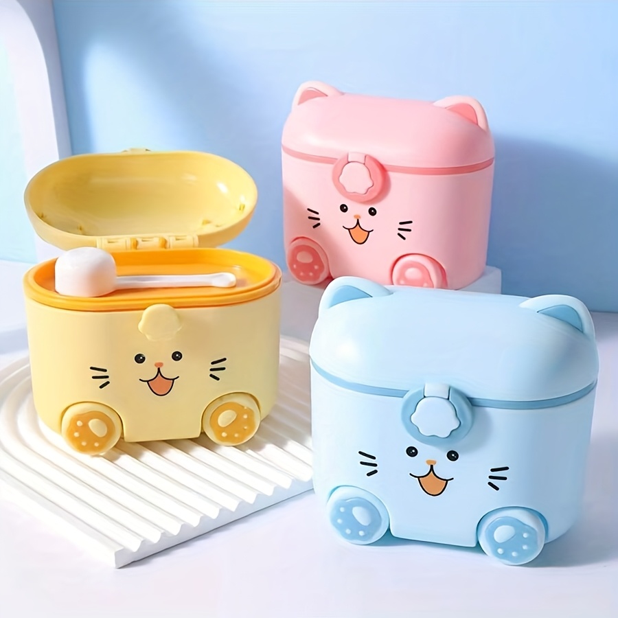 Cute Cat Milk Powder Container - đánh giá và giá Baby Food Plan