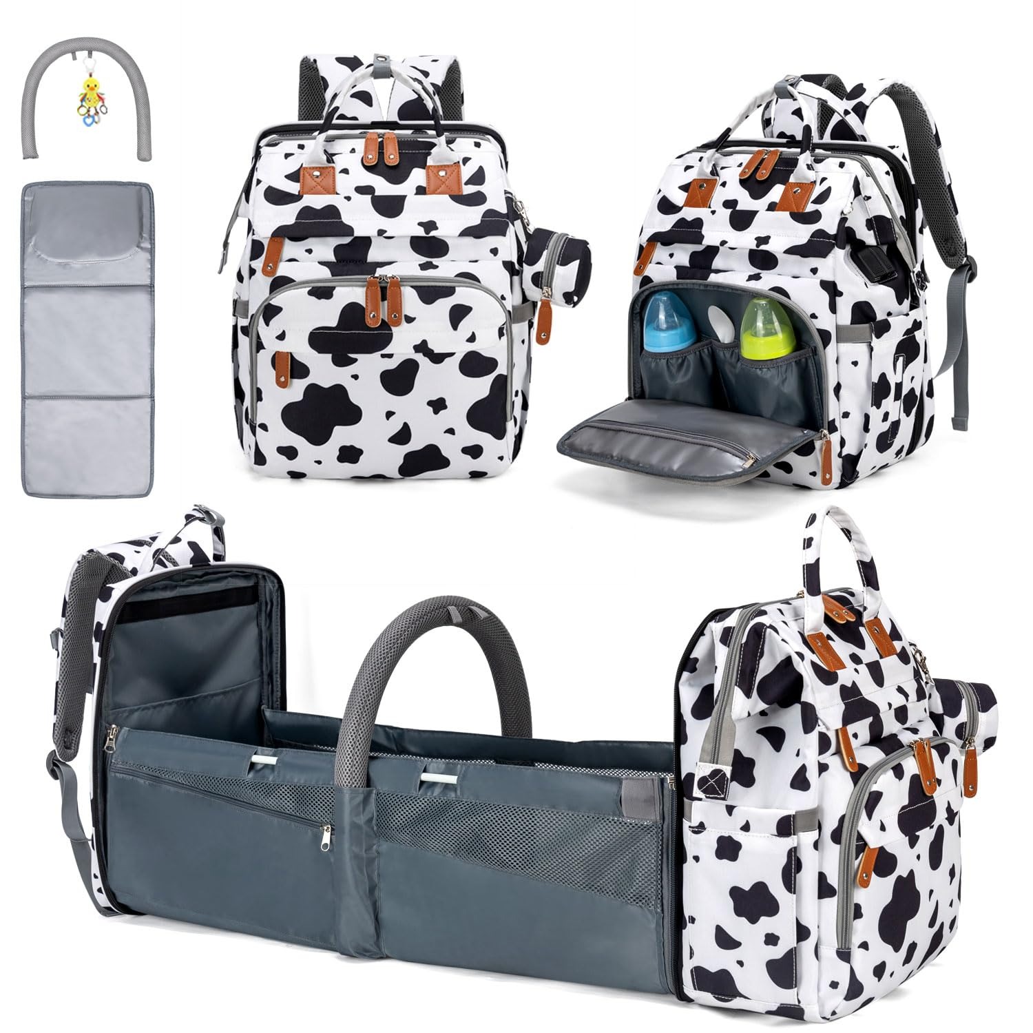 KABAQOO Diaper Bag Backpack wi - đánh giá và giá Baby Puree Pouch