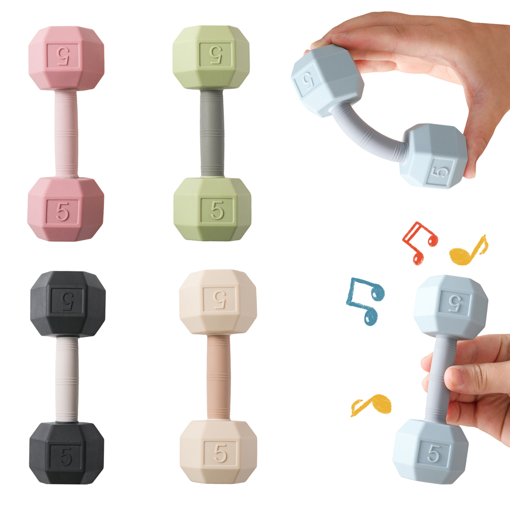 Baby Silicone Dumbbell Teether - đánh giá và giá Baby Food Teether