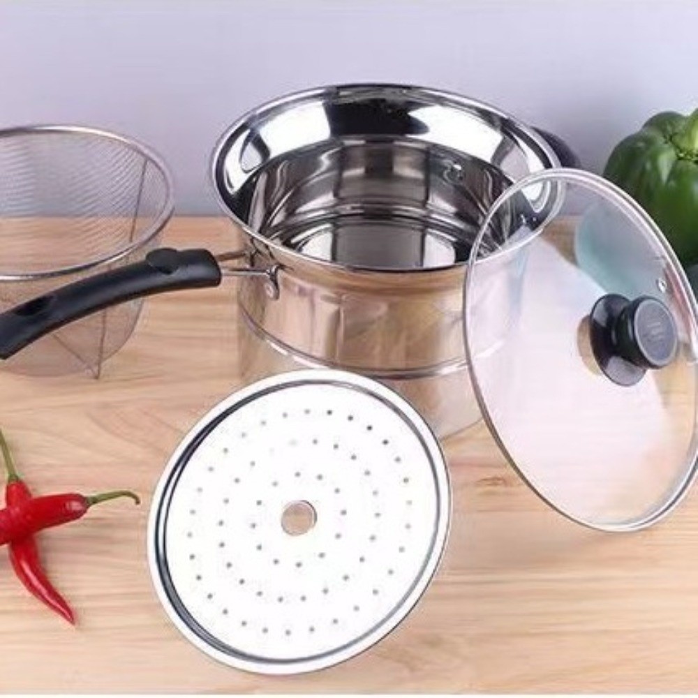 4pcs Stainless Steel Fryer Pot - đánh giá và giá Baby Food Filter