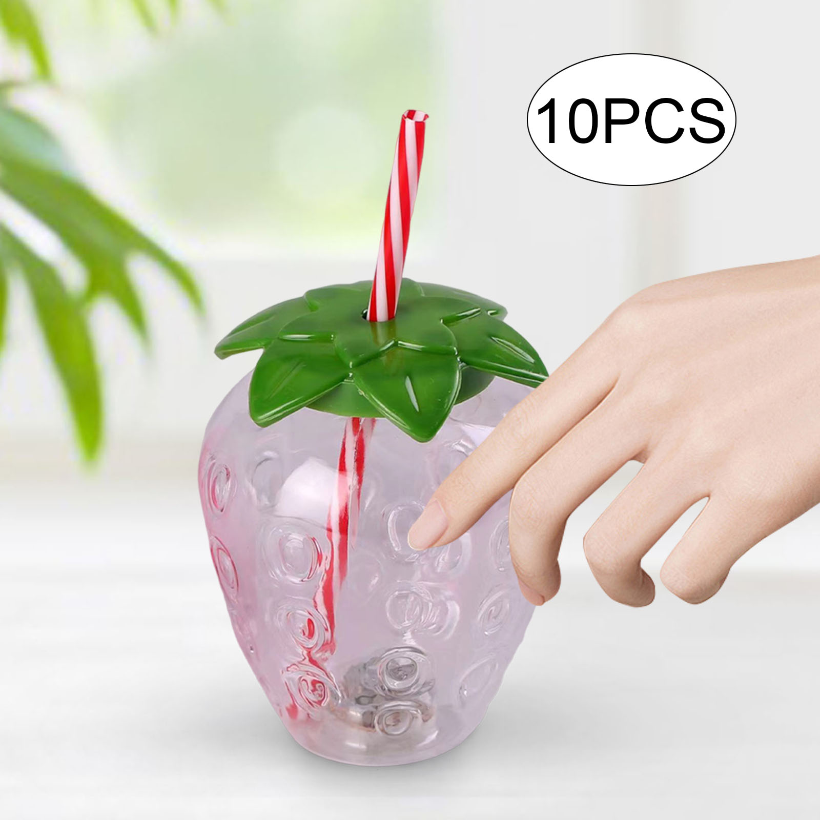 10Pcs/Set Strawberry Sippy Cup - đánh giá và giá Baby Food Hipp