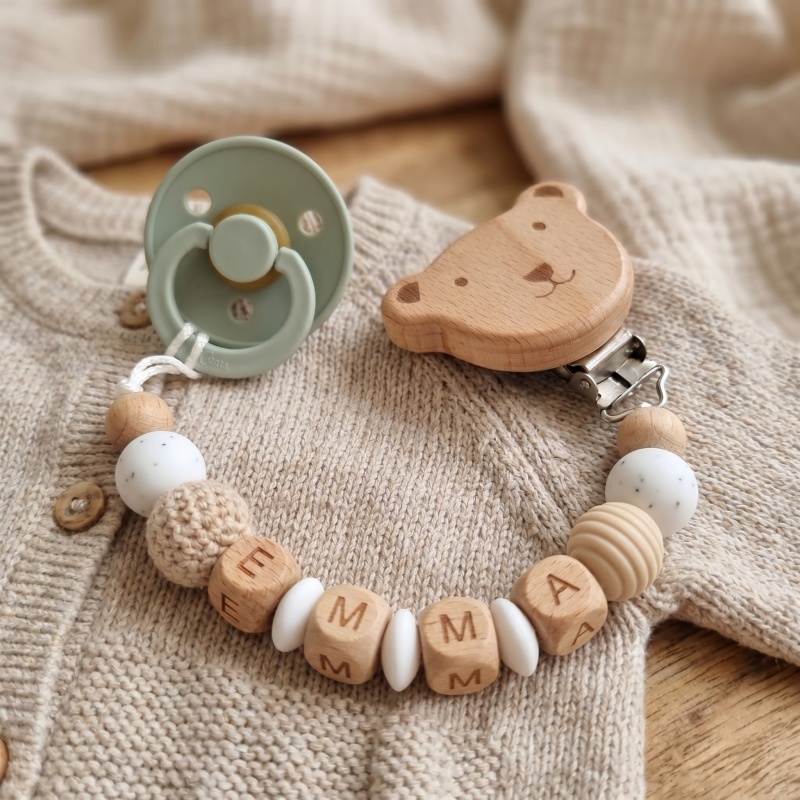 Personalized Pacifier Clip Cus - đánh giá và giá Baby Food Teether