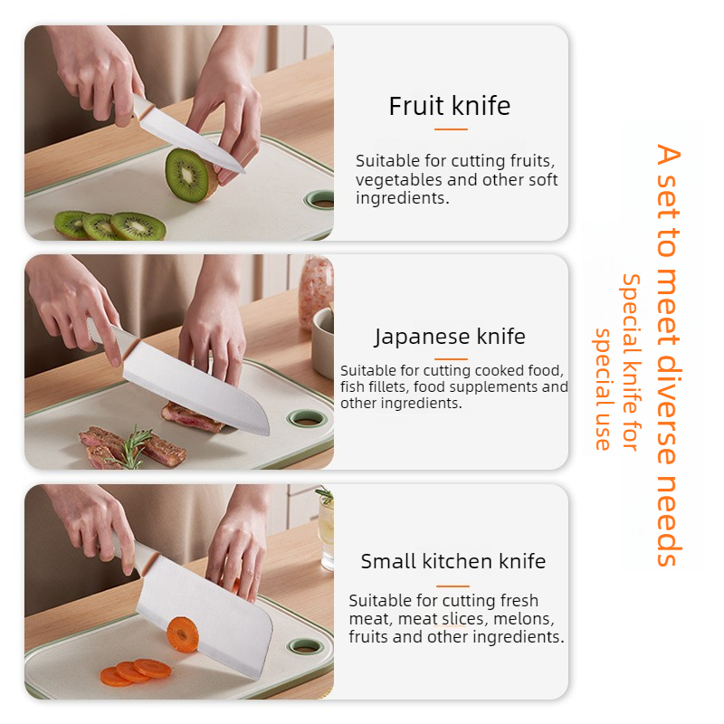 Stainless Steel Kitchen Knife  - đánh giá và giá Baby Food Knife Set