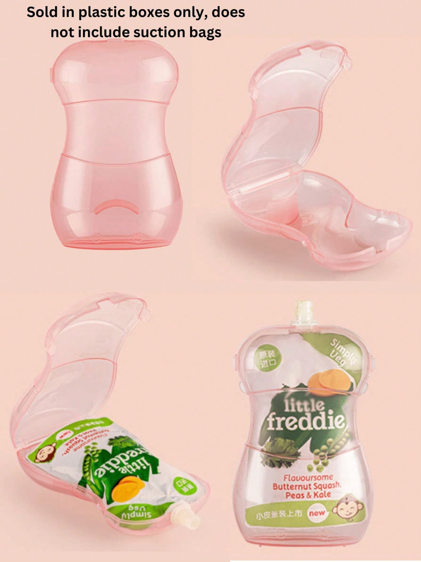 Anti-Squeeze Fruit Puree Box a - đánh giá và giá Baby Puree Pouch