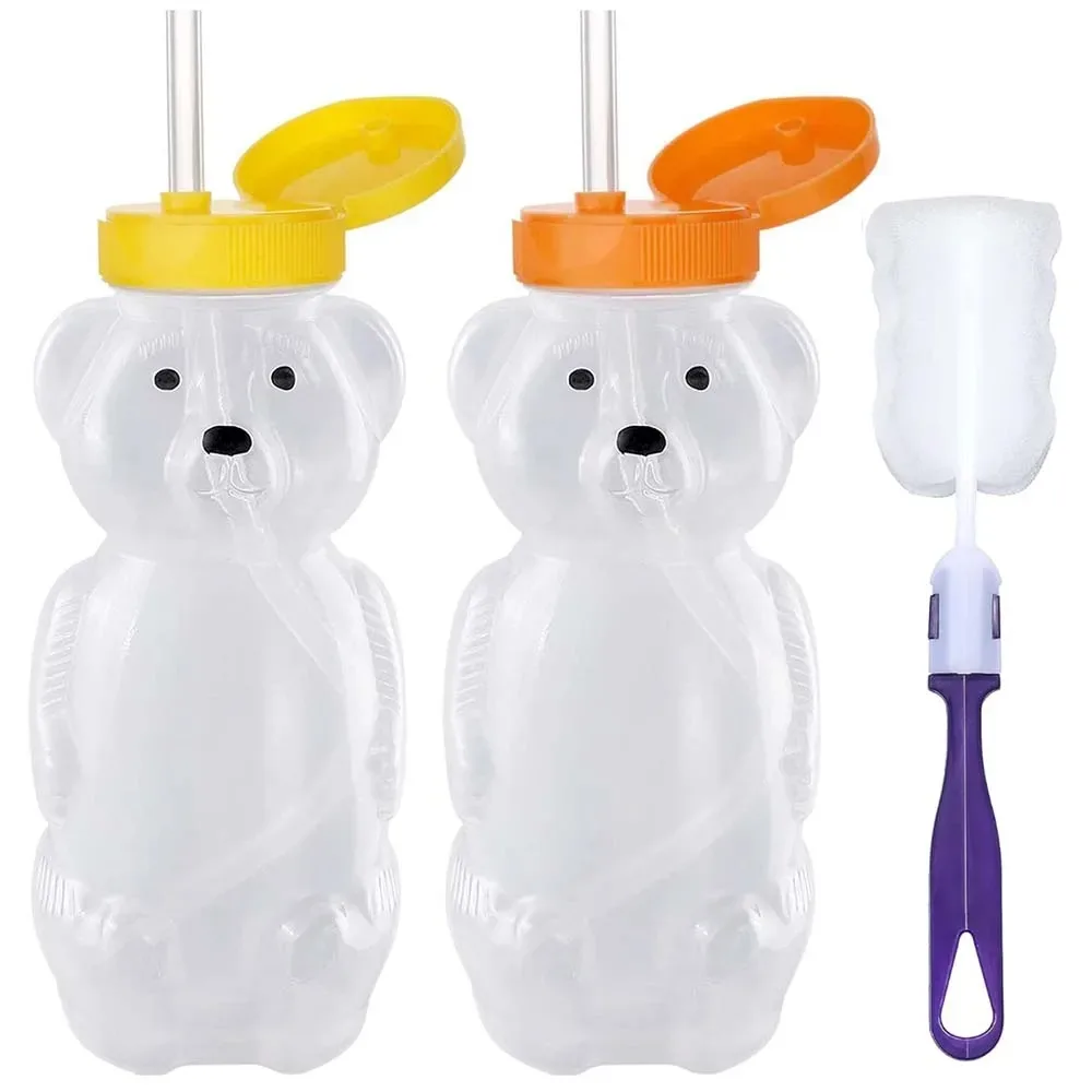 Honey Bear Straw Cups for Babi - đánh giá và giá Baby Food Hipp
