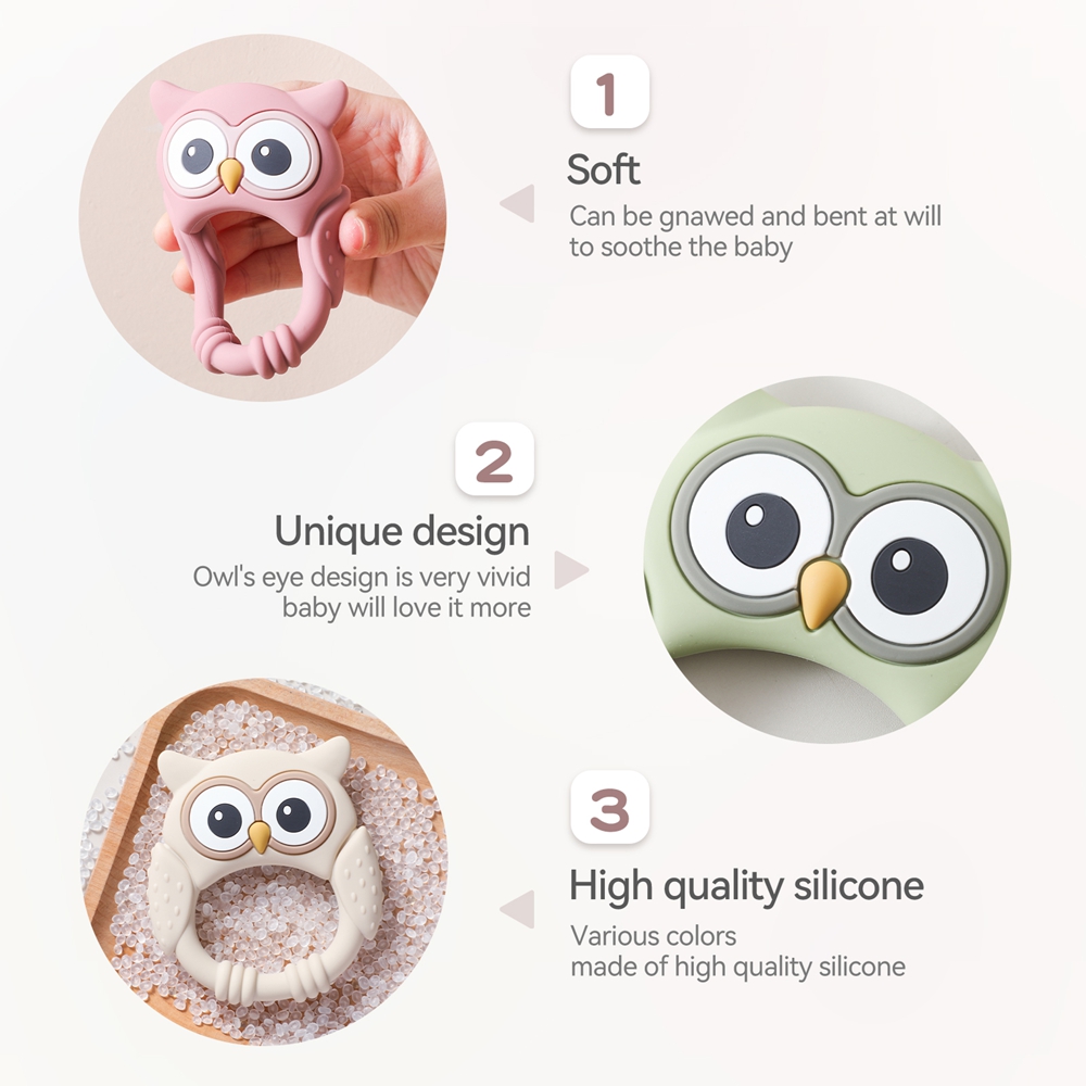 1pc Silicone Teether Baby 0-12 - đánh giá và giá Baby Food Natural