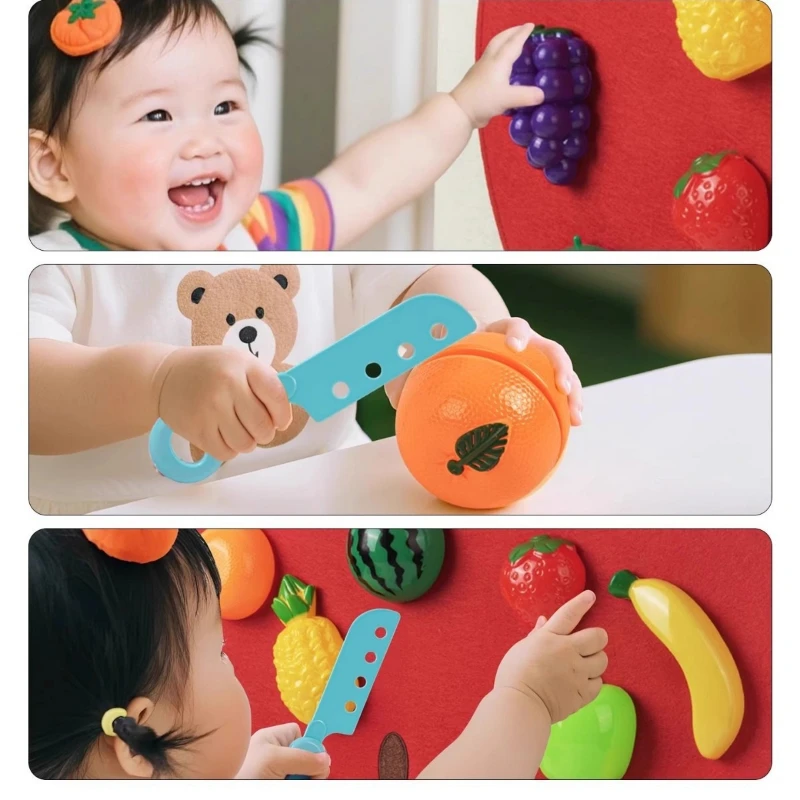 Baby Felt Board Play Food Toys - đánh giá và giá Baby Food Under 1 Year