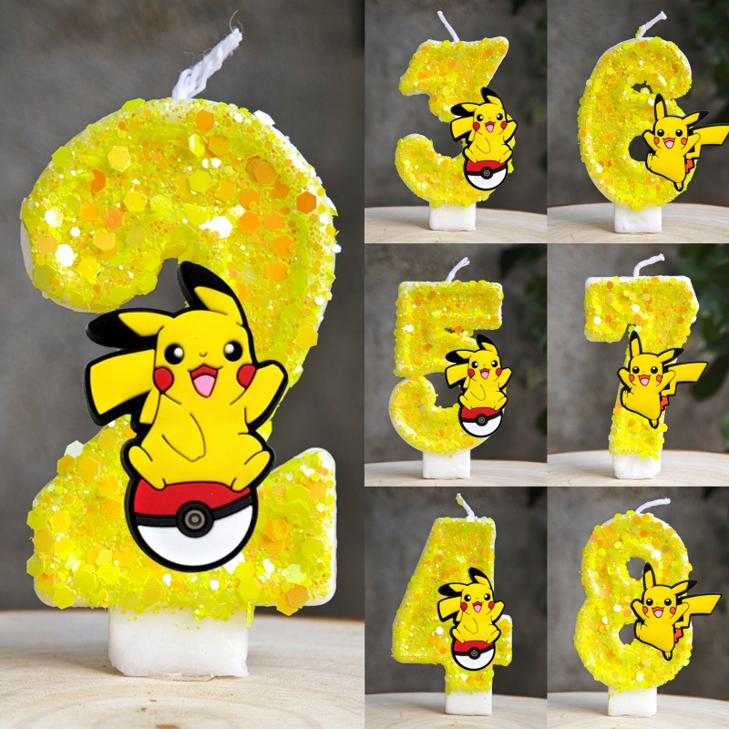 Pokemon Pikachu Candle Cartoon - đánh giá và giá Baby Food Plan