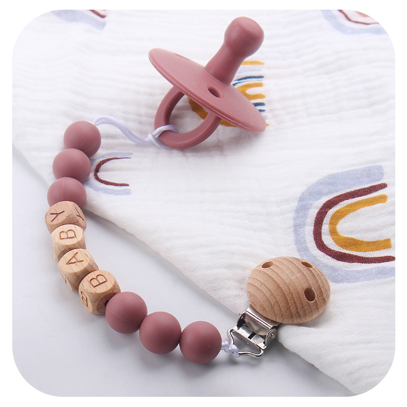 New Baby Pacifier Clips Person - đánh giá và giá Baby Food Teether