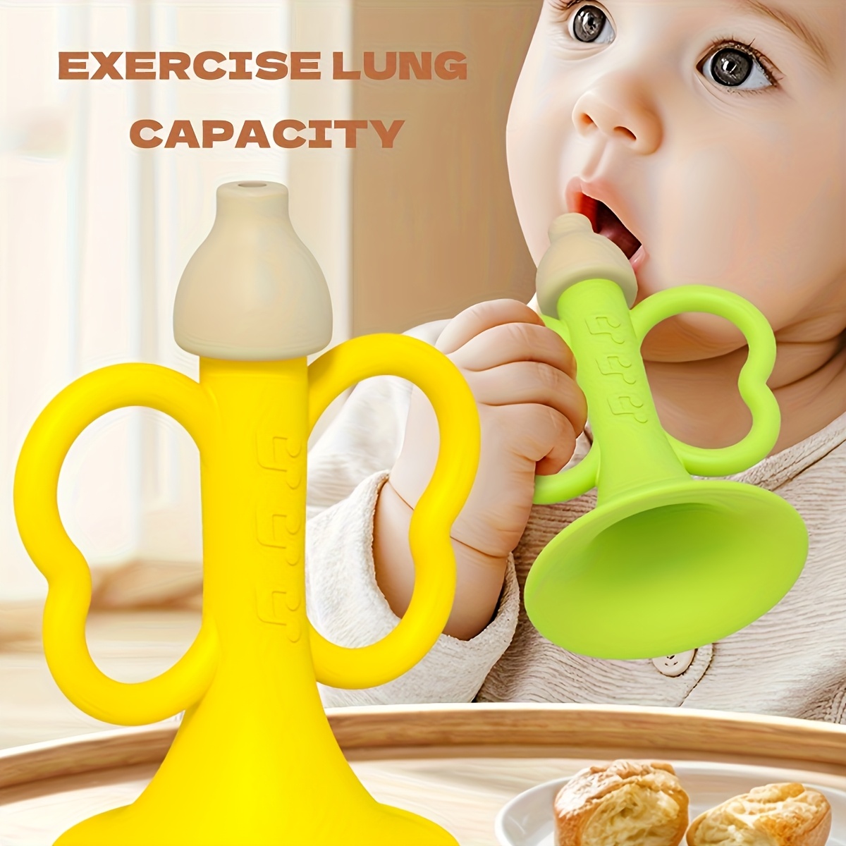 Baby Teething Horn, Baby Tooth - đánh giá và giá Baby Food Teether