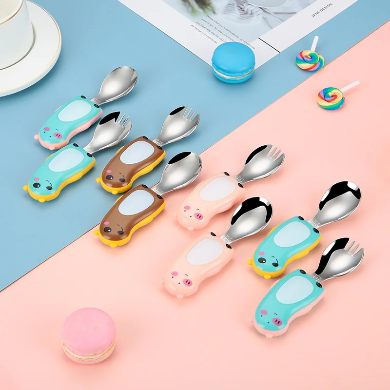 304 children's portable tablew - đánh giá và giá Baby Food Knife Set