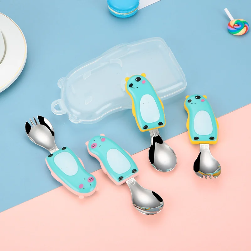 304 children's portable tablew - đánh giá và giá Baby Food Knife Set